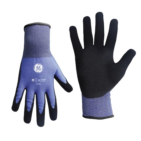 Ge Cut-Resistant Gloves, Cut Level A5 , Nitrile , Sandy , XL 1 PR GG275XLC